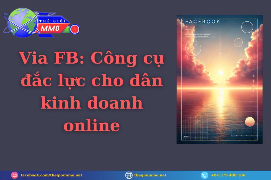 Via FB: Công cụ đắc lực cho dân kinh doanh online 1 Via FB Công cụ đắc lực cho dân kinh doanh online
